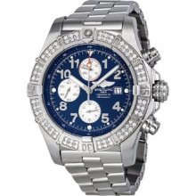 Breitling Aeromarine Super Avenger Chronograph Automatic Blue Dial Mens Watch A1337053-C615