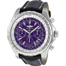 Breitling Bentley Motors T Chronograph Purple Dial Mens Watch A2536313-Q522BKLT