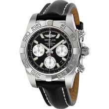 Breitling Chronomat 41 Automatic Black Dial Mens Watch AB014012-BA52BKLT