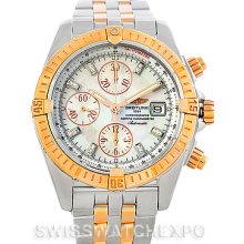 Breitling Chronomat Evolution Steel Rose Gold Watch C1335611/A64