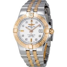 Breitling Galactic 30 Diamond White Dial Ladies Watch C71340L2-A715TT