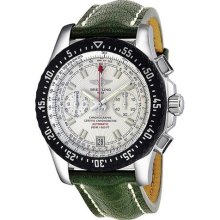 Breitling Skyracer Raven Chronograph Automatic Silver Dial Mens W ...