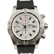 Breitling Super Avenger Men's Stainless Steel Watch White Dial 272 - A1337011/A660-1RT