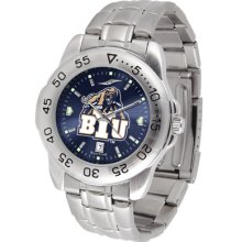 Brigham Young Cougars Sport AnoChrome Steel Band Men's Watch
