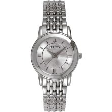 Bulova 96T64 Bracelet Series Silver Dial Ladies Watch