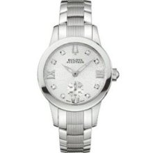 Bulova Accutron Masella Ladies` 8 Diamond Stainless Steel Quartz Watch