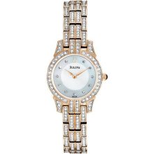 Bulova Ladies Crystal - 96L149 Watches : One Size