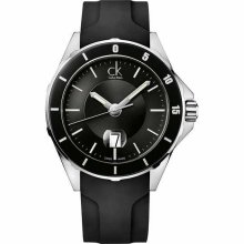 Calvin Klein Men's 'play' Black Dial Stainless Steel Swiss Quartz Watch