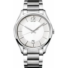 Calvin Klein Mens Silver-Coloured Analog K2H21126 Watch