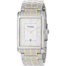 Caravelle By Bulova Men Two Tone Stainless Steel Band And Case Watch 45b113