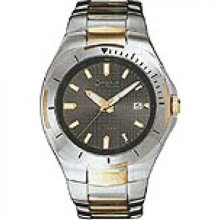 Caravelle by Bulova Men's 45B28 Black Dial Bracelet Watch