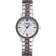 Caravelle by Bulova Womens Scroll-Pattern Watch