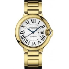 Cartier Ballon Bleu 18k Gold Automatic 36mm Unisex Watch W69003z2