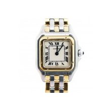 Cartier Panther 18K Yellow Gold and Stainless Steel Unisex Watch