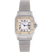 Cartier Santos Ladies Steel & Gold 2-Tone Watch W20012C4