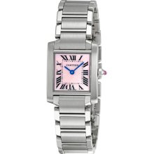 Cartier Tank Francaise Ladies Swiss Quartz Watch W51028Q3