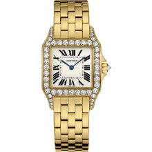 Cartier Women's Santos Demoiselle White Dial Watch WF9002Y7