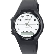 Casio AW90H7B Mens Black Classic Analog-Digital Combination Watch Black