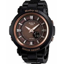 Casio Baby-G Ana-Digi Neon Illuminator Black Fine Resin BGA301-1A