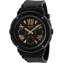 Casio Baby-g Analog-digital Multi-function Black Resin Ladies Watch Bga153-1bcr