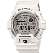 Casio Black Digital Dial White Resin G-Shock