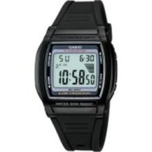 Casio Classic Illuminator Digital with Black Resin Band WR 50 meters