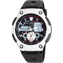 Casio Digital World Time Black Dial Men's watch #AQ190W-1A