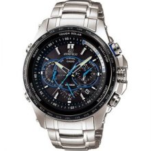 Casio Edifice Alarm World Time Analog Watch EQS-700DB EQS-700DB-1AVDR
