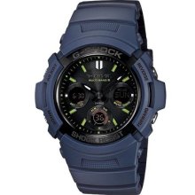 Casio G-shock Awg-m100nv-2ajf Multiband 6 Navy Watch Tough Solar