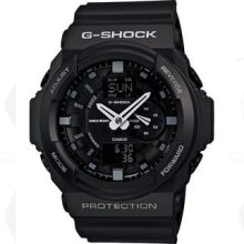 Casio G-shock Ga150-1a Matte Black Ana-digi Multi Function X-large Sport Watch