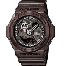Casio G-Shock Multi Alarm World Time Watch Brown GA-300A-5A GA300A