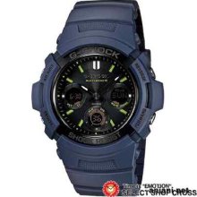 Casio G-shock Navy Blue Men's Awg-m100nv-2ajf Watch