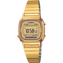 Casio Gold La670wga-9 Digital Alarm With Stop Watch La670 Countdown Timer