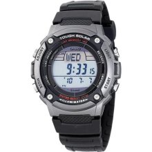 Casio Illuminator Mens Black And Gray Tough Solar Digital Watch Ws200h-1Av