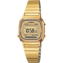 Casio La670wega-9ef Classic G/p Ladies Watch Alarm Stop Watch.