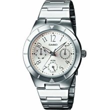 Casio Ltp-2069D-7A2vef Junior Analog Quartz Watch With Date Indicator And Steel Bracelet