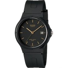 Casio Men's Black Analog Date Watch Mw59-1 Mw59-1e