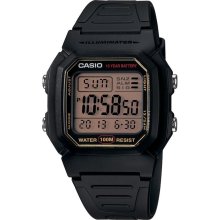 Casio Mens Calendar Day/Date Sport Watch with Tan Digital Dial and