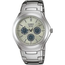 Casio Men's Core MTP1247D-9AV Silver Stainless-Steel Quartz Watch ...