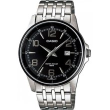 Casio Men's Core MTP1344AD-1A2V Silver Stainless-Steel Quartz Wat ...