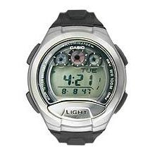 Casio Men's Core W755-1AV Black Resin Quartz Watch with Digital Dial