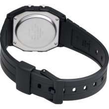 Casio Men's Digital Dial Luminous Black Resin Strap Watch - Casio F91W-1