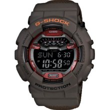 Casio Men's G-Shock G-Lide Plastic Resin Case and Bracelet Black Digital Dial GLS100-5