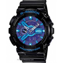 Casio Mens G-Shock XL 3D Ana-Digi Negative Display Black GA110HC-1A