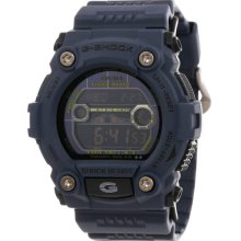 Casio Men's G-Shock Plastic Resin Case and Bracelet Navy Blue Digital Dial Alarm GR7900NV-2