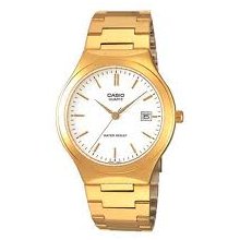 Casio Men's Gold Tone Metal Fashion Analog Date Watch - Casio MTP1170N-7A