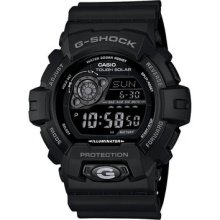 Casio Men's Gr8900a-1 G-shock Tough Solar Digital Black Resin Sport Watch