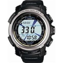 Casio Mens Pathfinder Digital Multi-Function Resin Band Watch PAW2000-1CR