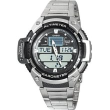 Casio Men's 'twin Sensor' Altimeter Barometer Analog-digital Sport Watch
