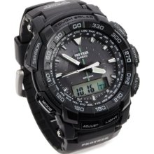 Casio Protrek Prg5501A1cr Multifunction Watch, Black